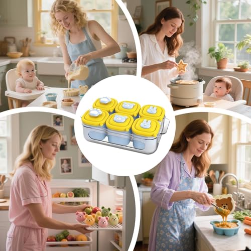 Plateaux de congélation pour alimentation bébé et moules à glace en silicone