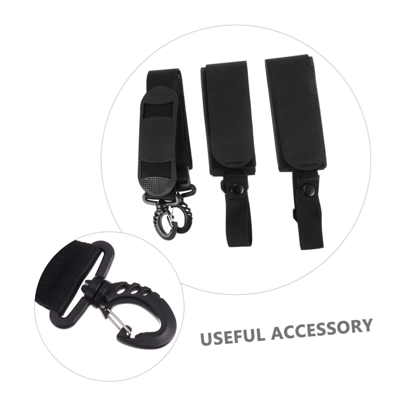 INOOMP 3 Pz Cinghie da Sci Cintura Pattini Cinghie per Stivali Accessori per Lo Sci guinzaglio da Skate Tracolla Slitta Bretelle Scarponi da Sci Staffa Bambino Tavola da Sci Nylon