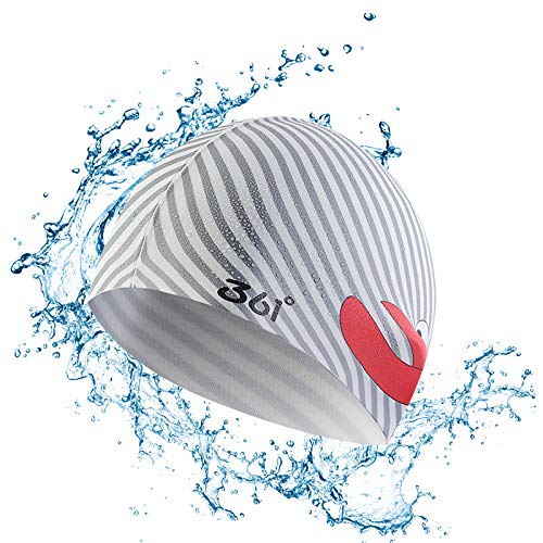361 Swim Cap for Kids Waterproof Soft Silicone Swimming Caps for Boys Girls