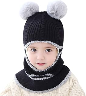 ZQEU Baby,Clothing,Baby Boys 0-24m,Accessories,Hats & Caps ZQEU Boys Hats, Winter Kids Baby Boy Girl Knitted Children's Lovely Soft Warm Woolen Coif Hood Scarf Caps Hats