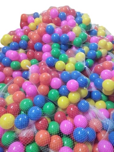 Image of 6 CM Pack of 240 Pcs from Direct Manufacturer of Soft Colorfull Plastic Balls and Multicolor Pool Pit Balls and Childrens to Identify The Colours