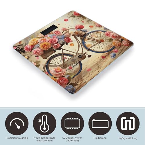 Balanza Digital de Baño VstaDank con Pantalla LCD y Vidrio Templado miniatura 3