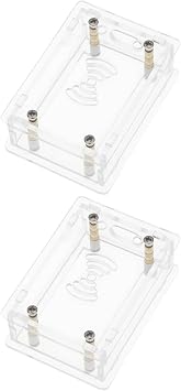 SING F LTD 2Pcs ESP32 30-Pin Acrylic Case Compatible with ESP32 Development Board Protective Shell