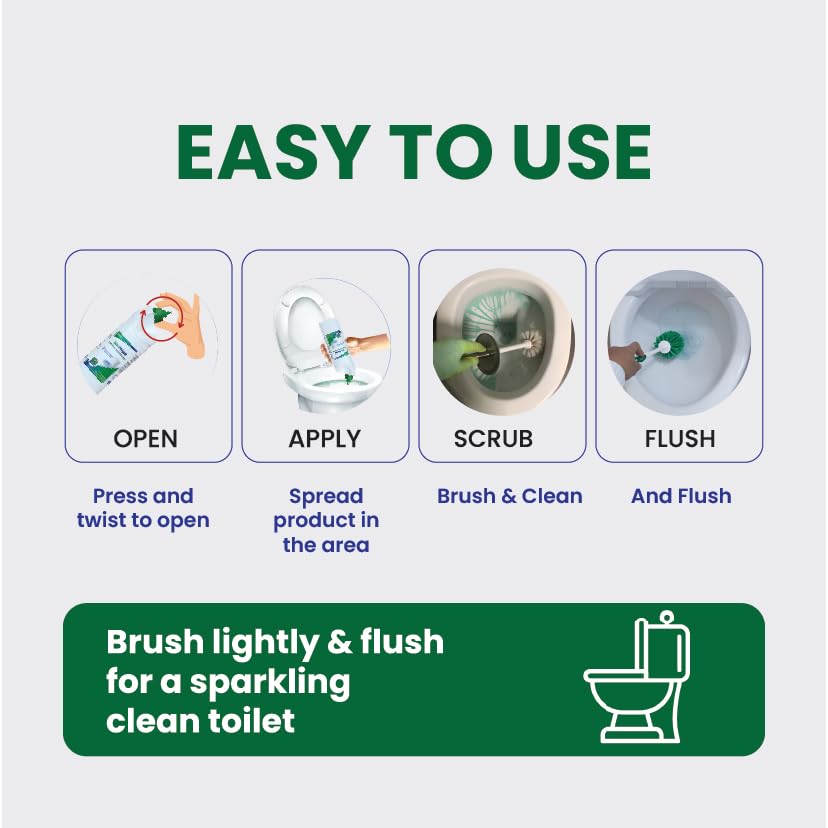 Image of Natural Toilet Cleaner | Kills 99.9% Germs | Probiotic & Enzyme Formula | No Toxic Fumes | Stain & Odor Resistant | Eco-Friendly & Septic Safe | 500 ML
