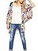 Hibluco Women's Summer Chiffon Floral Kimono Cardigan Long Swimwear Cover Ups