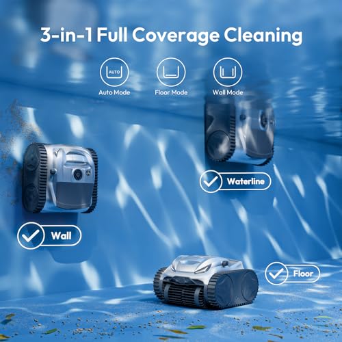 BUBLUE Bubot 710 Gen2 Cordless Robotic Pool Cleaner for Inground Pools