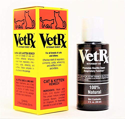 VetRx Cat & Kitten Treatment for Sniffling Sneezing Nasal (2oz)