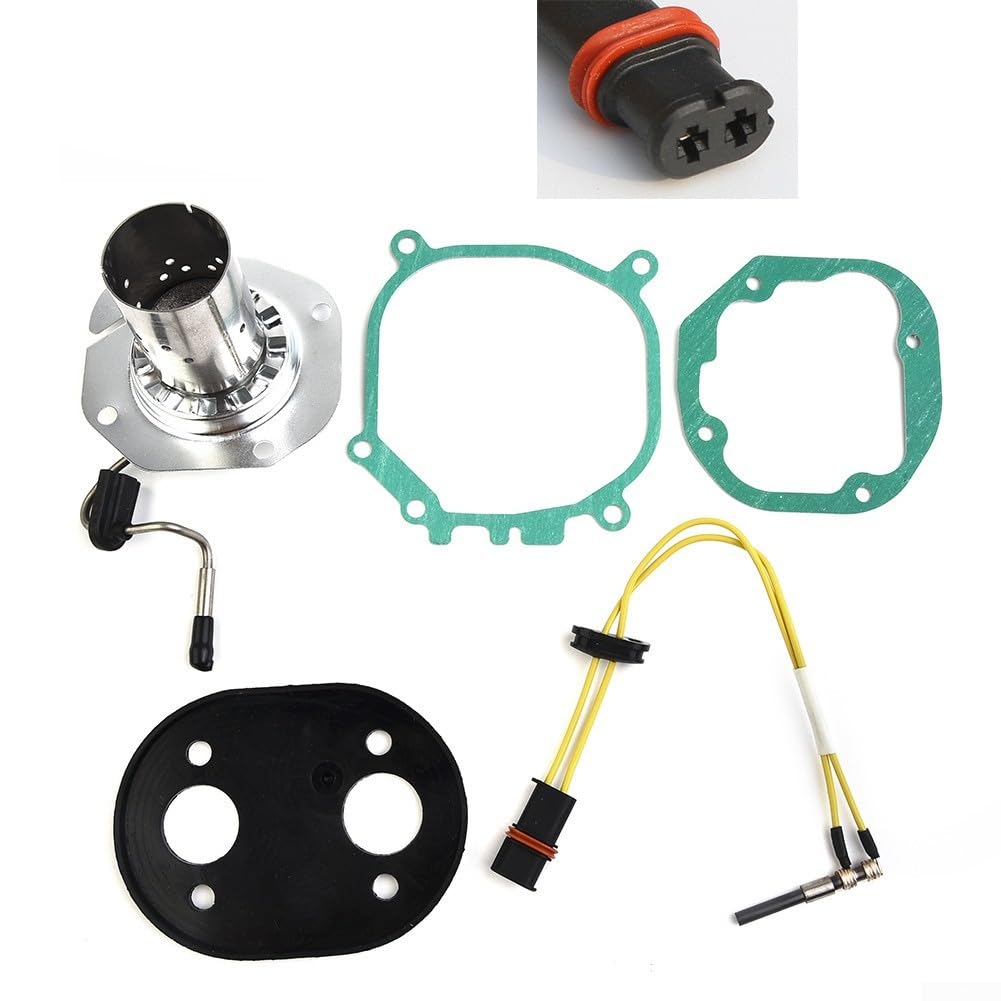 Kit di riparazione per riscaldatore da 12 V compatibile con Webasto per Air Top 2000/2000S/2000ST/2000STC, include bruciatore a perno incandescente, set di ricambio per guarnizione riscaldatore per