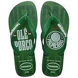 Chinelo, Havaianas, Masculino, Top, Palmeiras, 41 e 42, Verde