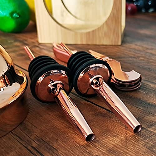KRASS Bartender Set Kit Coctelera Dorada con Soporte Bamboo miniatura 7