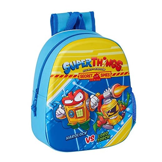 Safta MOCHILA 3D SUPERZINGS, Azul Claro