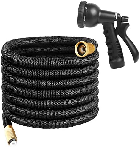 Page Hodge Expandable Garden Hose, Flexible Water Hose, Triple Layer Latex & 8 Patterns Spray Nozzle for Home & Heavy Duty Commercial Use (35 FT) โฆ