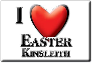 Enjoymagnets Easter KINSLEITH (SCO) Souvenir Aimant DE FRIGO Angleterre Scotland IDÉE DE Cadeau Magnets Je Aime