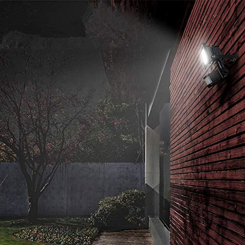 Asign Big Sale！10W Motion Sensor Led Flood Light, 6000K Daylight White, 1100Lm(Max), Ip65 Waterproof Security Spotlight With Pir For Driveway, Parking Lot - Black #TOP6