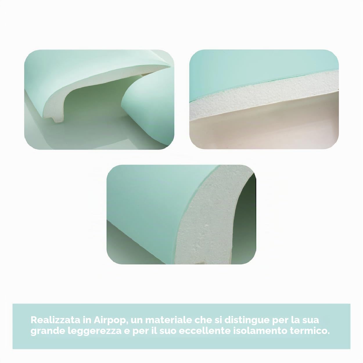 Polarbox Cooler Lunchbox 6L Verde Pop dettagli blu