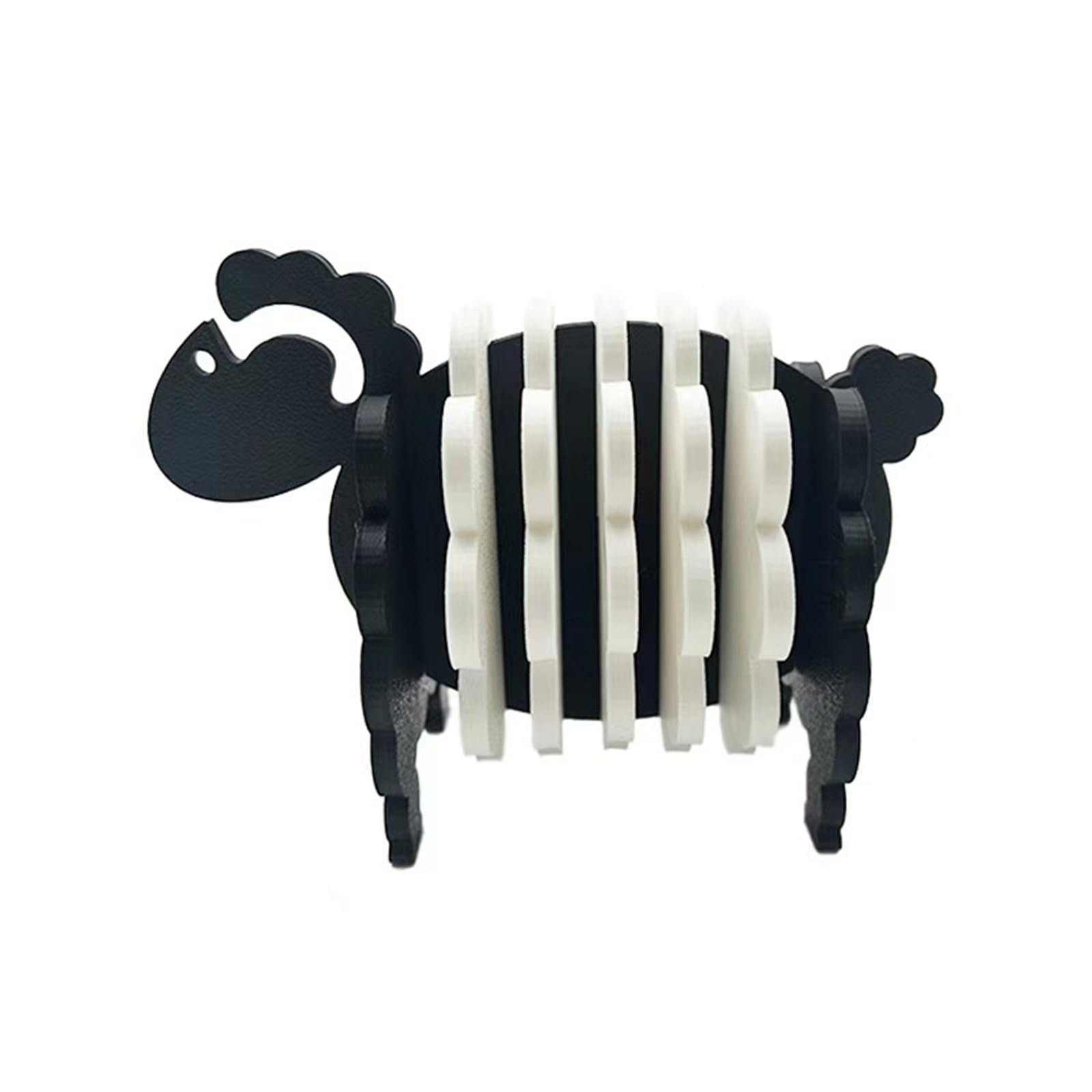 Practical Coasters Mats Sheep Shape Tables Nonslip Protectors Food Grade Kitchen Essential Placemat