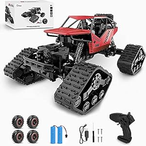 2 in 1 RC Cars Remote Control Car 1:14 Scale 25mph 40km/h High Speed 4WD Off Road RC Trucks for Adults Boys & Kids, 2…