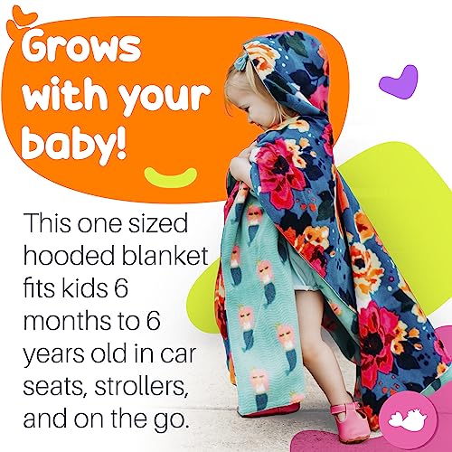 image for birdyboutique.com Birdy Boutique Car Seat Poncho for Kids – Reversib