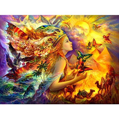 Better Selection Fantasy Fairy Nadia Strelkina Diamond Art Kit for Adults, 5D Full Drill DIY Arts & Crafts Bling Artwork Decor Gift Set with Crystal Rhinestone Gems 11.81x15.75 inch