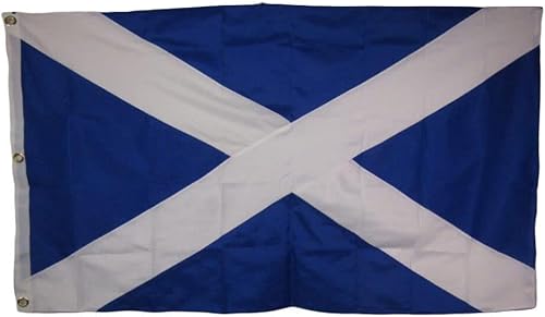 Miniatura 1 de Clips de algodón sintético escocés de Escocia bordados de alta calidad 3x5 pies