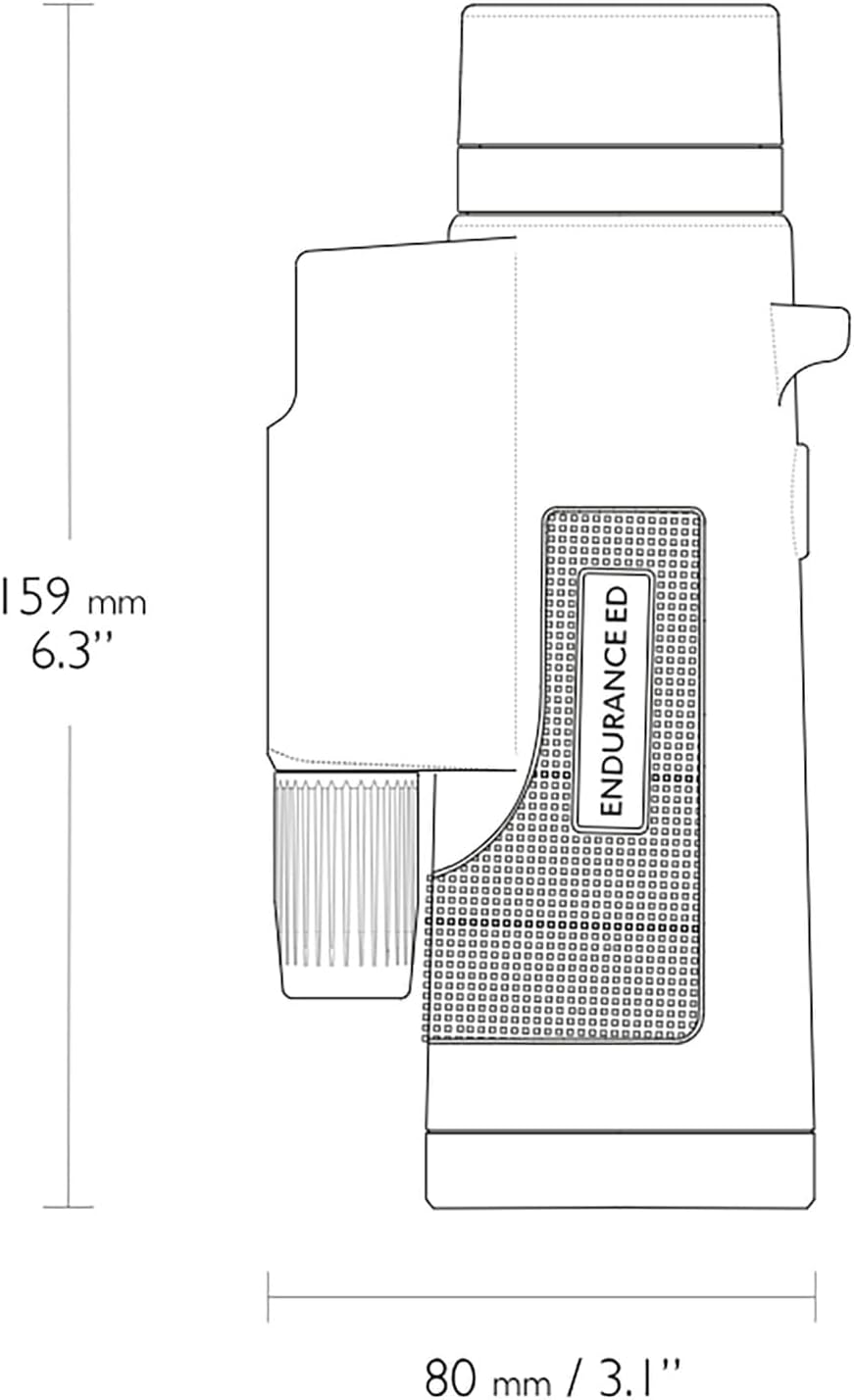 Endurance ED Marine 7x42 Monocular Blue w Compass