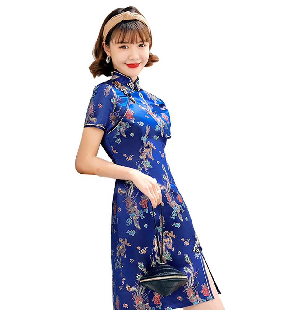 Moderne Cheongsam Vrouwen Korte Kant Qipao Chinese Jurk Qi Pao Party Vintage Elegante Jurk Hoge Kwaliteit Verbeteren
