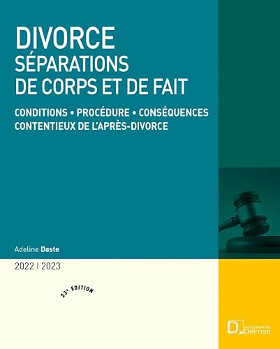 Divorce 2022/​23 23ed - Séparations de corps et de fait