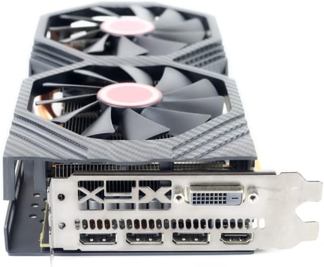 XFX RX-590P8DFD6 Radeon Rx 590 Fatboy 8GB OC+ 1580MHz DDR5 3xDP HDMI DVI Graphic Cards (Renewed)