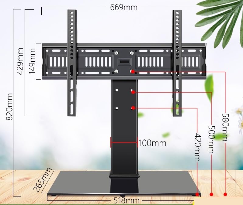 Support de télévision FBSHAD robuste et compact spécial chambre - 2