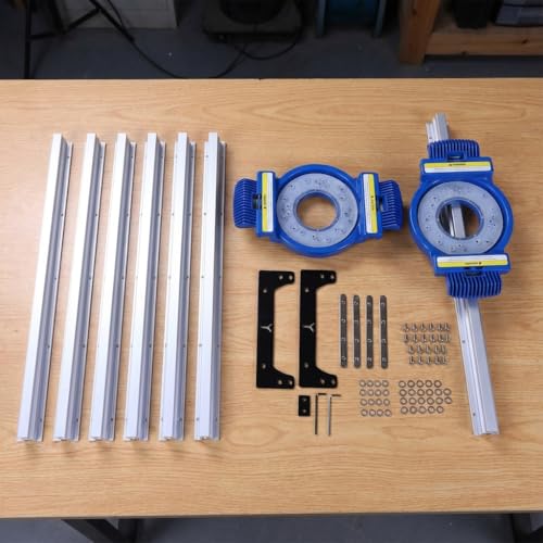 Frässchlitten, Plattenabflachvorrichtung aus Aluminiumlegierung mit Präziser Schiene und Reibungsarmem Schlitten für Holzbrett-Endflächenplatte und Harz