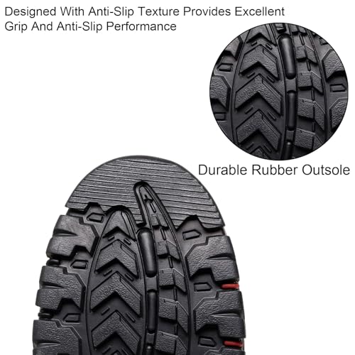 Men'S Leather Lace-Up Platform Hiking Boots Fashion Handmade High-Top Waterproof Non-Slip Oxford Ankle Boots For Trail Travel Outdoor Casual Boots2