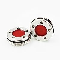 Vista 3 de 2 pesos personalizados de 0.71 oz + llave roja para putters Titleist Scotty Cameron, color rojo