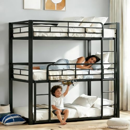 Triple Bunk Bed Twin Over Twin Over Twin