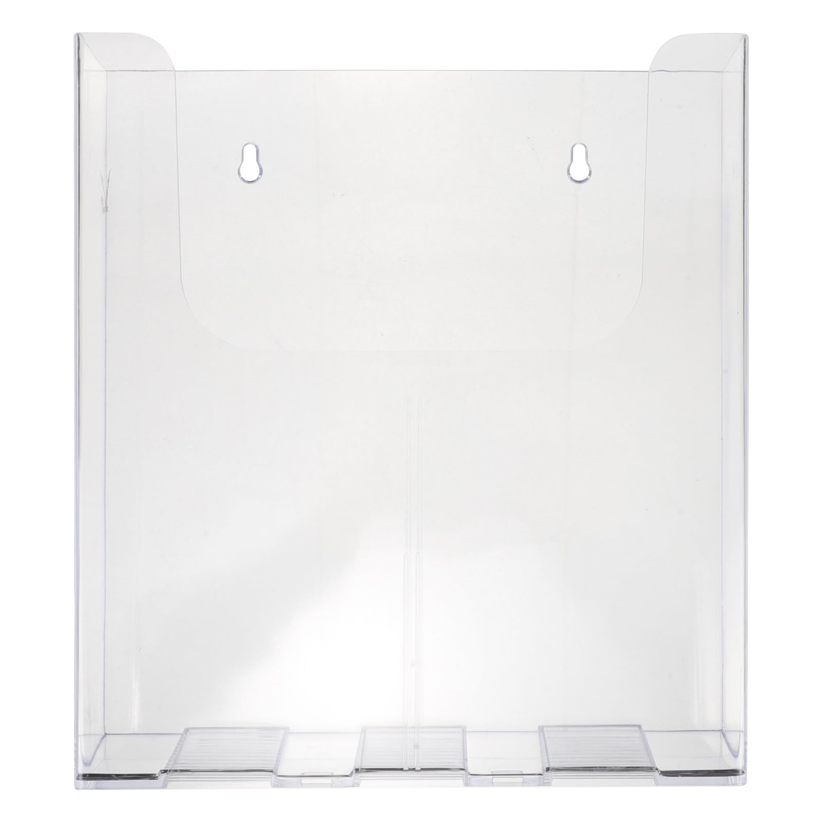 Organizzatore di file A4 da parete: porta brochure magnetico - porta volantini in acrilico trasparente da parete - espositore per opuscoli e riviste per posta, documenti 25,1x22,9x4,5 cm