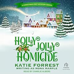 Holly Jolly Homicide Audiolibro Por Mona Marple arte de portada