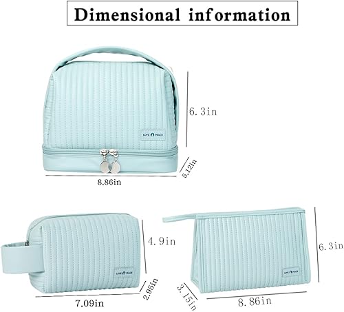 Miniatura 2 de WANNES Bolsa de cosméticos, Azul bebé, Lindo