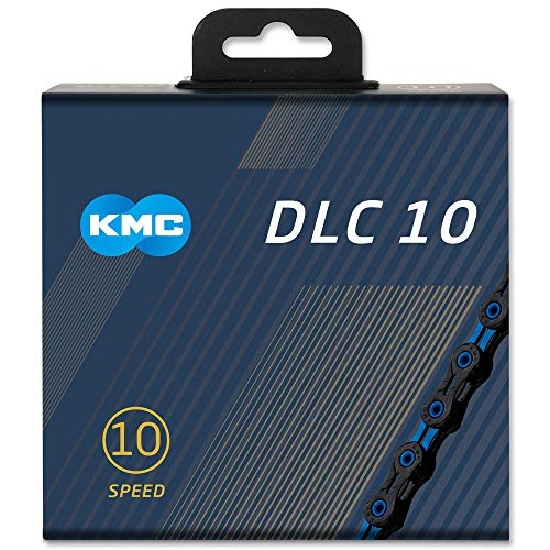Chaîne 10 vitesses KMC DLC au design premium et haute résistance pour cyclisme intensif
