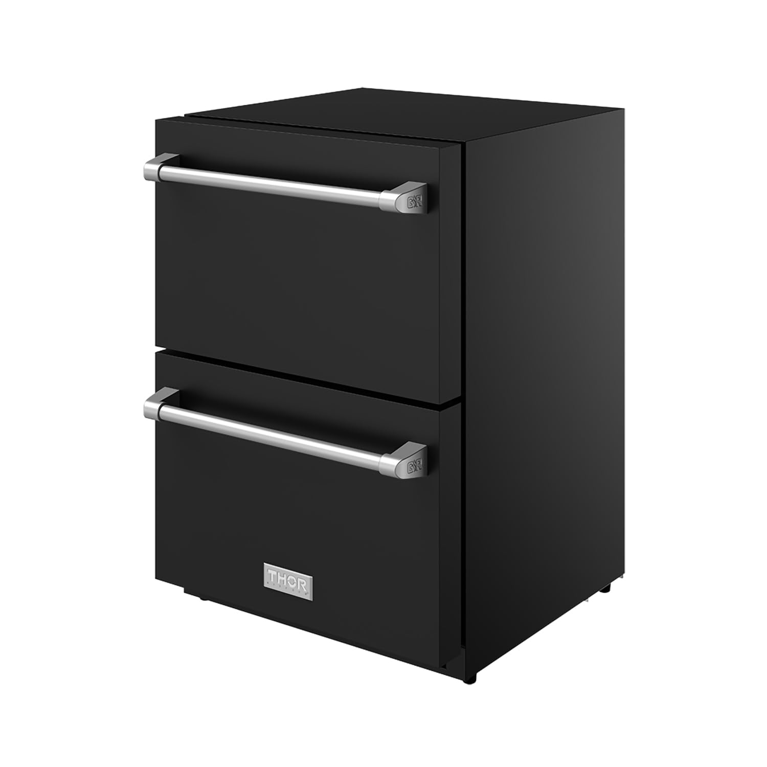 24 Inch Undercounter Built-In/Freestanding Drawer Freezer – Black/Stainless Steel | Gordon Ramsay Series on Fridge.com