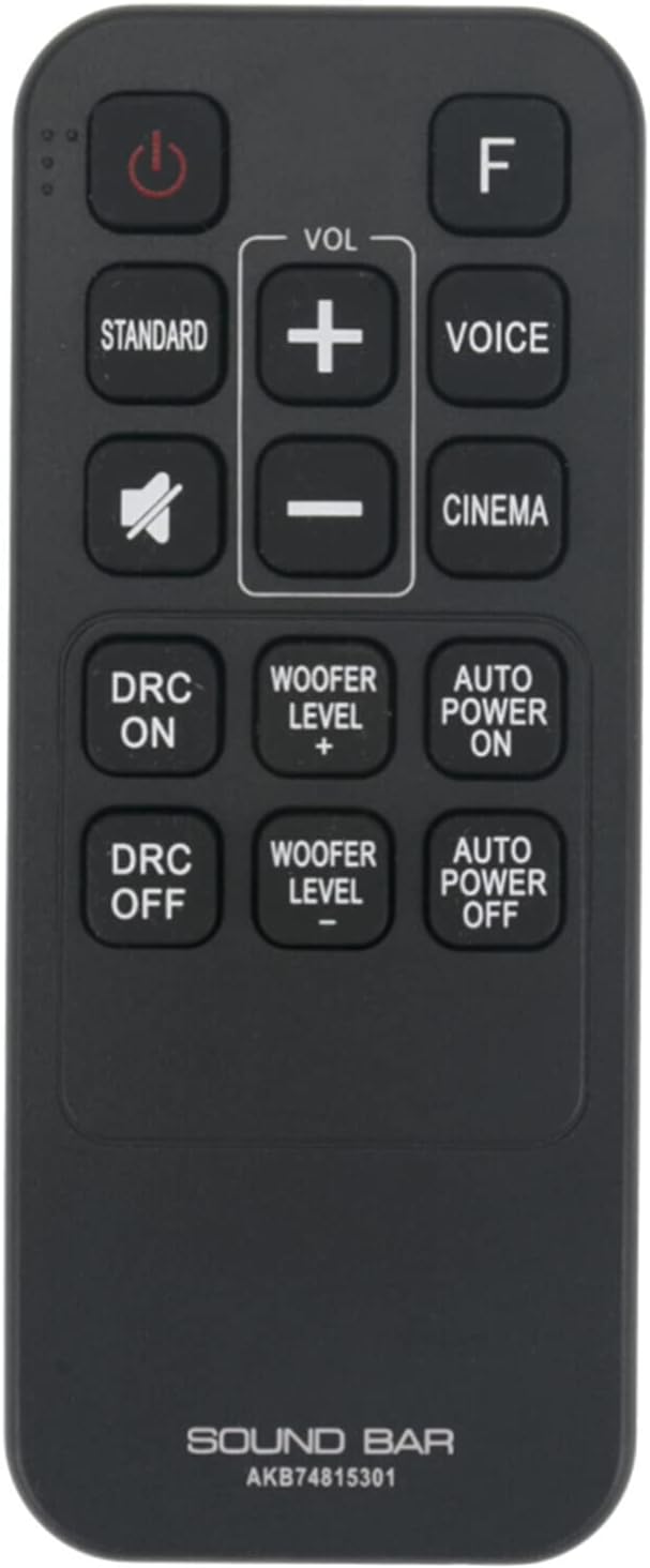 New AKB74815301 Replaced Remote Control Compatible with LG