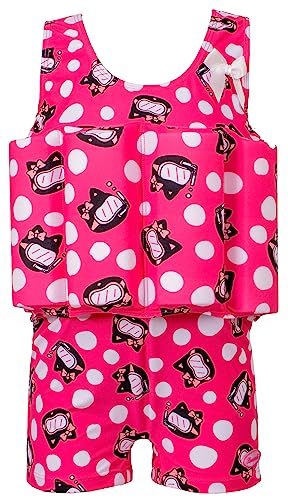 Image of Toddler Kids One-Piece Float Swimsuit with Adjustable Buoyancy UPF 50+ Sun Protection for Beach Pool Boys Girls