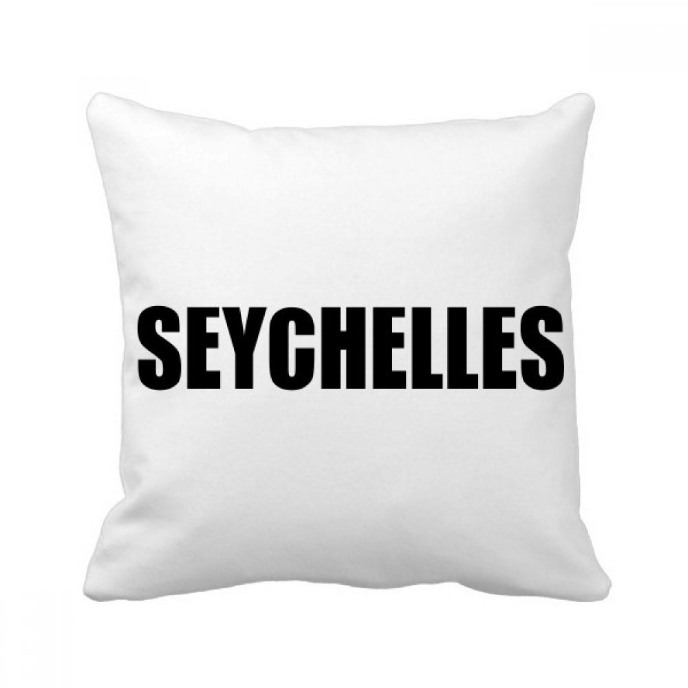 Coussin Seychelles noir 40x40 cm pour soulager le dos sur votre canapé