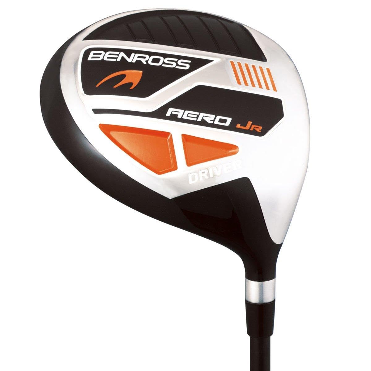 Benross Junior Aero Orange HL Golf Driver – Designed for Kids 43–49" Tall – Oversized Clubhead, Lightweight Graphite Shaft, High Loft for Easy Launch – Perfect Beginner Junior Golf Club