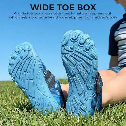 Image of SEEKWAY Barefoot Water Shoes for Kids - Wide Toe Box and Quick-Dry Sand Shoes Toddler for Hiking Swim Beach Pool Kayak Sport Accessories, Camping Essentials Must-Haves for Boys Girls Sizes