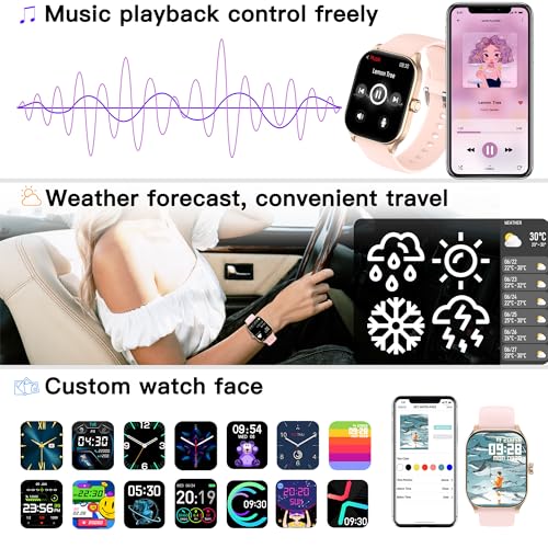 Image of Othalne Smart Watch for Women Men,Health Exercise Fitness Activity Tracker with Heart Rate, Sleep Monitor, Step, Calories, Sport Watch Compatible with iPhone Android Phones