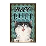 Photo Gallery signchat cat nice butt bagno divertente gatto casa divertente gattino per casa casa giardino poster decorazione galleria metallo cartello 20,3 x 30,5 cm Photo Gallery signchat cat nice butt bagno divertente gatto casa divertente gattino per casa casa giardino poster decorazione galleria metallo cartello 20,3 x 30,5 cm