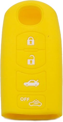 Funda para llave de coche para Mazda 36 MX-5 CX-3 CX-5 CX-7 CX-9 Scion IA 20162017, cubierta de llave de silicona de 4 botones