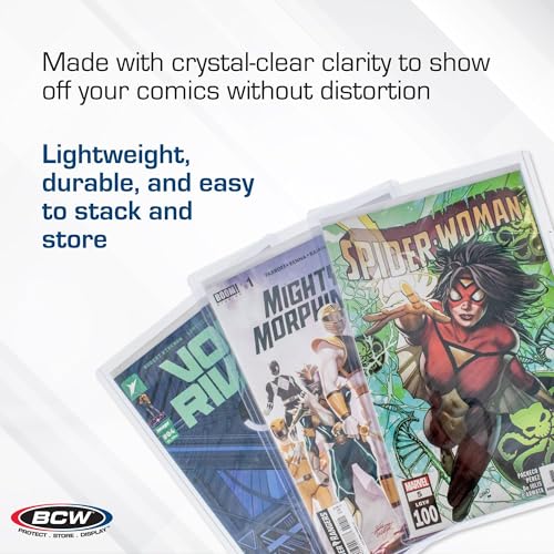 Bcw 1-TLCH-COMIC Current Comic Book Top Loaders - 10 Ct | Premium Pvc Holders For Modern Comics | Crystal Clear Protection thumb #3