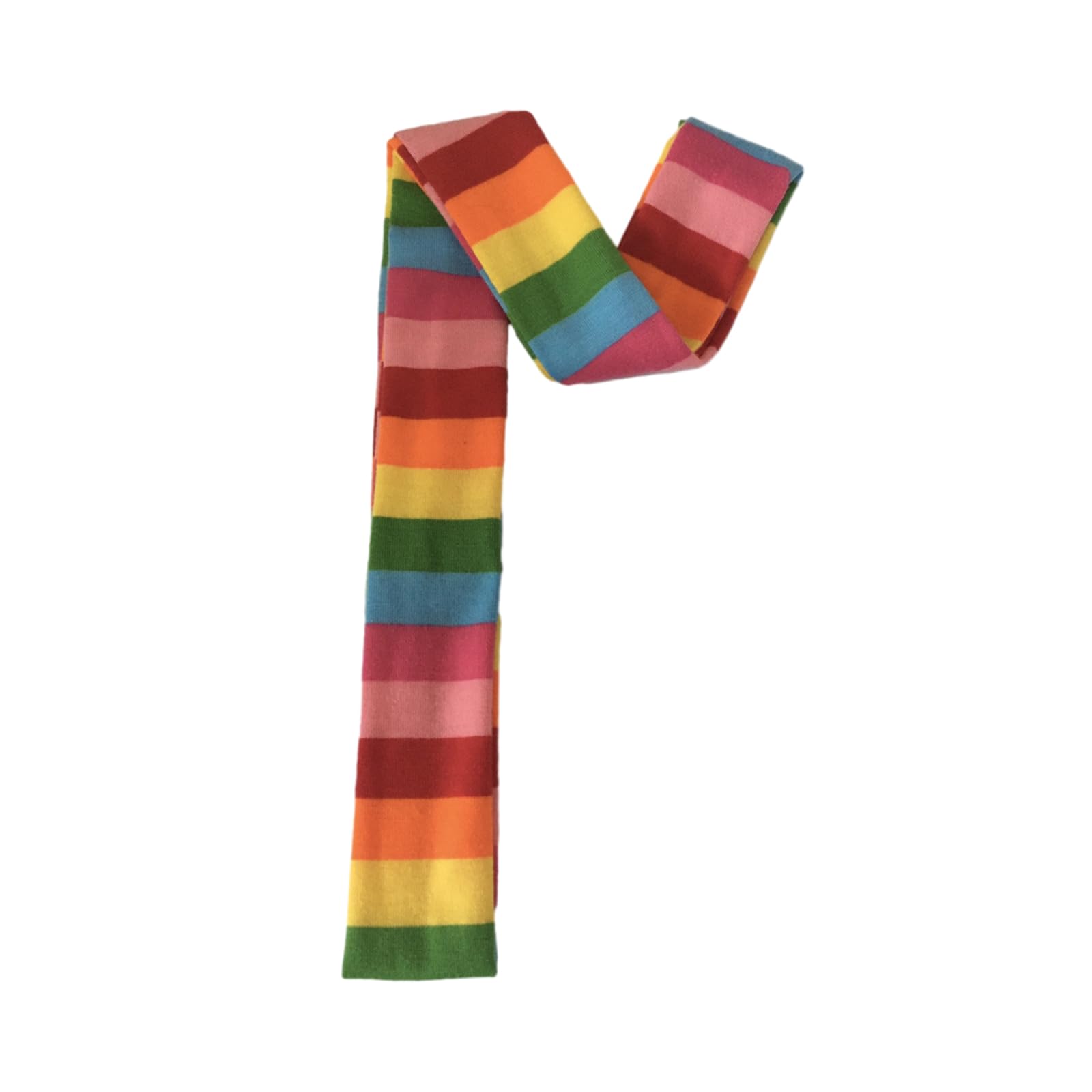 Écharpe Hippie Arc-en-ciel 24x6 - Gay Pride - Unisexe Hiver Punk - Neuve