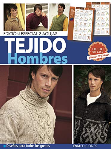 TEJIDO HOMBRES: hecho en casa paso a paso (TEJIDO 2 AGUJAS, CROCHET Y OTRAS TECNICAS nº 1) (Spanish