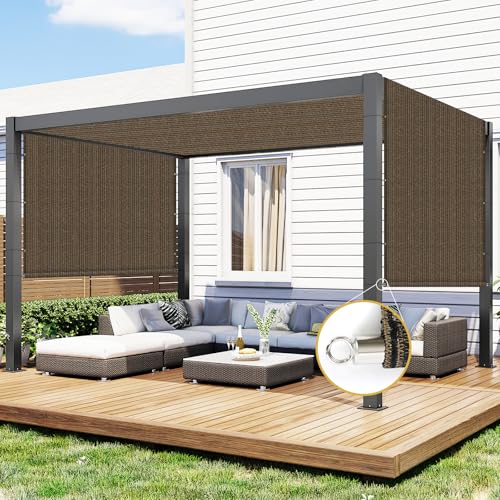 Shade&Beyond 10'x16' Pergola Shade Cover with Weighted...